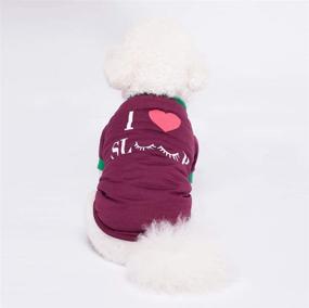 img 1 attached to 🐶 Chol&Vivi Hawaiian Dog T-Shirts: Stylish Wear for Small to Extra Large Dogs