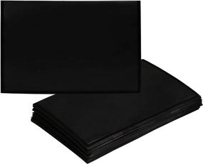 img 1 attached to Iconikal Magnetic Photo Sleeves Black Home Decor for Photo Albums, Frames & Accessories