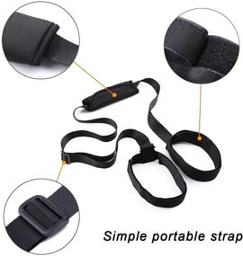 img 2 attached to 🛴 XccMe Adjustable Kick Scooter Shoulder Strap - Convenient & Ergonomic Scooter Carrying Solution for No Back Damage