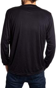 img 3 attached to 🌊 Seattle Men's Performance Rashguard: Advanced Sweat-Wicking Sleeve for Active Wear