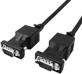 img 3 attached to 🔌 HUACAM HGA66 VGA Extender Over Ethernet Adapter | VGA Male to Cat5/Cat6/RJ45 Female Network Cable Connector (2 packs)