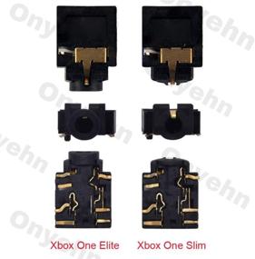 img 2 attached to 🎧 Onyehn 4Pcs Replacement Headphone Jack Plug Port 3.5mm - Xbox ONE S Model 1708 (4 Pack)