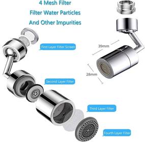 img 1 attached to 🚰 Miweel Faucet: Achieve Effortless Sink Experience with 720° Aerator and Anti-Splash Oxygen Enrichment