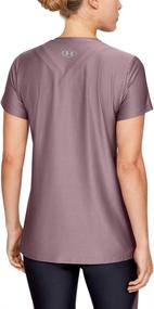 img 3 attached to 👚 Stylish and Functional: Under Armour Women's Tech Novelty V-Neck T-Shirt