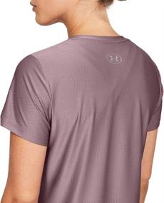 img 1 attached to 👚 Stylish and Functional: Under Armour Women's Tech Novelty V-Neck T-Shirt