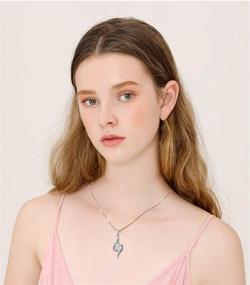 img 3 attached to 💖 Elegant 925 Sterling Silver Double Love Heart Necklace - Ideal Gift for Sister, Nana or Teacher, Featuring an 18-inch Chain