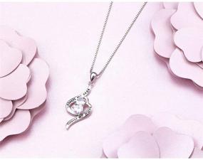 img 2 attached to 💖 Elegant 925 Sterling Silver Double Love Heart Necklace - Ideal Gift for Sister, Nana or Teacher, Featuring an 18-inch Chain