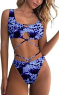 👙 esonlar women's strappy bottoms swimsuit - women's swimwear in swimsuits & cover ups logo