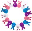 rabbit fillable plastic easter inches logo