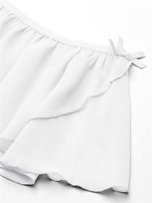 img 1 attached to Amazon Essentials Girls Faux Wrap Medium Girls' Clothing and Skirts & Skorts