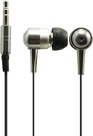 sentry ho489 metalix in-earbuds with case - silver (no longer manufactured) logo