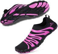 hiitave women barefoot diving purple logo