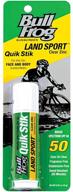 🌞 land sport quik stik spf 50 sunscreen stick by bullfrog logo