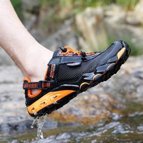 img 2 attached to Stay Comfortable on Your Hiking Adventures with Breathable Trekking Sneakers 1605 Men's Shoes