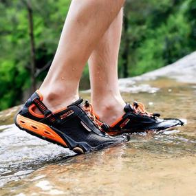 img 3 attached to Stay Comfortable on Your Hiking Adventures with Breathable Trekking Sneakers 1605 Men's Shoes