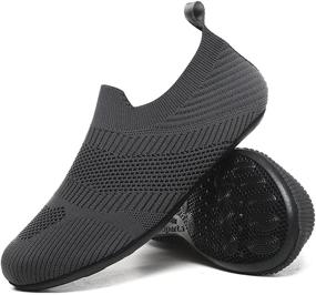 img 4 attached to CanLeg Comfortable Slippers Lightweight CL21036AllBlack47 Women's Shoes and Athletic
