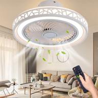 🔆 enhanced ceiling fan with lights: 20 in, 72w dimming, 3 speeds, modern fixture, smart timing логотип