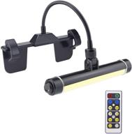 honwell rechargeable picture light: cordless art light with remote and 360° flexible neck - ideal for paintings, dartboards, and picture frames logo