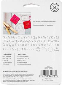 img 1 attached to Martha Stewart Crafts Alphabet 32273 Art Supplies for Painting and Drawing