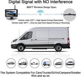 img 3 attached to 📷 Rohent R3 HD 1080P Bluetooth Wireless Backup Camera with 5 Inch Monitor: Stable Digital Signal for Trucks, Cars, Campers, and More!