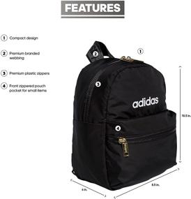 img 3 attached to 🎒 Рюкзак Adidas Linear Backpack Travel Jersey: Стильный и функциональный путешественник