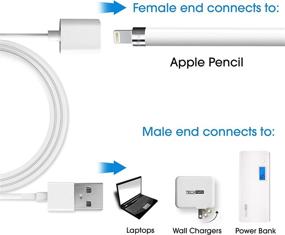 img 3 attached to 🔌 TechMatte Charging Adapter: The Ultimate Solution with Flexible Connector for Industrial Electrical Needs