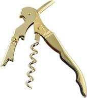 🍾 oenophilia professional duo-lever corkscrew - gold plated логотип