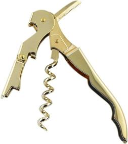 img 4 attached to 🍾 Oenophilia Professional Duo-Lever Corkscrew - Gold Plated