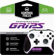 enhance your gaming experience with kontrolfreek performance xp grips for xbox one and xbox series x, black (extra padded) logo