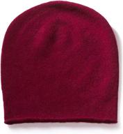premium quality fishers finery cashmere slouchy beanie for men logo