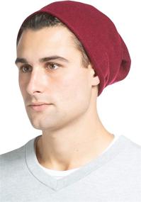 img 1 attached to Premium Quality Fishers Finery Cashmere Slouchy Beanie for Men