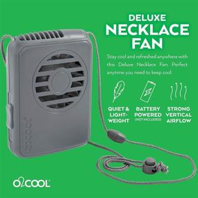 img 3 attached to ✨ Stay Cool on the Go: O2COOL 2 Pack Deluxe Necklace Fan with Assorted Colors