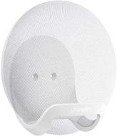 🔧 ugreen wall mount holder for google home mini and nest mini 2nd speaker - space-saving bracket accessory in white logo