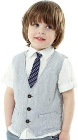 img 2 attached to 👔 kilofly Pre-tied Adjustable Zipper Tie Kids Boys Baby Necktie - Value Set of 5: Convenient and Stylish Neckwear for Children!