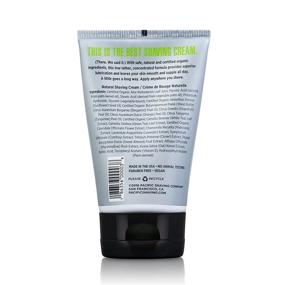 img 4 attached to 🪒 Pacific Shaving Company Natural Shaving Cream - Smooth Shave, Softer Skin, No Irritation, Cruelty-Free, TSA Friendly, Made in USA, 3.4 oz (3-Pack)