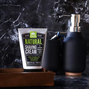 img 1 attached to 🪒 Pacific Shaving Company Natural Shaving Cream - Smooth Shave, Softer Skin, No Irritation, Cruelty-Free, TSA Friendly, Made in USA, 3.4 oz (3-Pack)