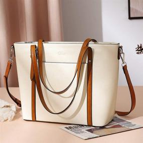 img 3 attached to 👜 Luxurious CLUCI Leather Designer Handbags: Women's Shoulder Bags & Wallets