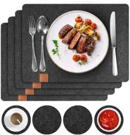 🍽️ versatile, washable placemats & heat-resistant coasters: your ideal tabletop protectors логотип