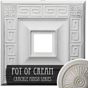 img 3 attached to 🏢 Ekena Millwork CM18ERPCC Ceiling Medallion: Enhance Your Ceiling Décor with Style and Sophistication