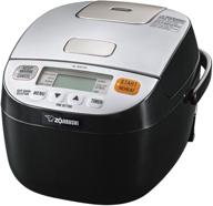 🍚 zojirushi micom rice cooker & warmer: silver black - an exceptional kitchen appliance for perfectly cooked rice логотип