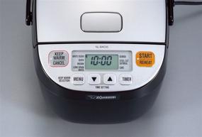 img 3 attached to 🍚 Zojirushi Micom Rice Cooker & Warmer: Silver Black - An Exceptional Kitchen Appliance for Perfectly Cooked Rice