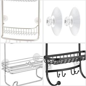 img 1 attached to 🚿 YeeBeny 4PCS Shower Caddy Connectors Suction Cups | Heavy Duty PVC Clear Suckers | Replacement for iDesign