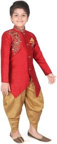 img 2 attached to AHHAAAA Sherwani Dhoti Handwork Embroidery