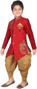 img 1 attached to AHHAAAA Sherwani Dhoti Handwork Embroidery