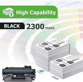 img 3 attached to 🖨️ Aztech CE505A 05A Compatible Toner Cartridge Replacement for HP P2035 P2035N P2055DN P2030 P2050 P2055D P2055X Printer (Black, 2-Pack)