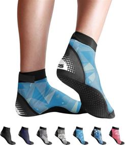 img 4 attached to 🧦 BPS 'Second Skin' Water Socks - Soft, Ultra Stretch, High/Low Cut - Unisex