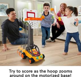 img 2 attached to Fisher-Price B.B. Hoopster: Interactive Motorized Basketball Toy for Kids 3+ with Lights, Sounds, and Game Play