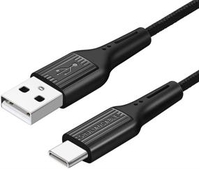 img 4 attached to 💻 Кабель USB Type C SHULIANCABLE 3,3 фута/1 метр - Кабель USB C 2.0 для быстрой зарядки для Samsung, MacBook, Sony, LG, HTC 10 и других устройств - Черный