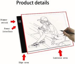 img 2 attached to Усиливайте креативность с набором Flip Book Kit: A5 Light Pad, LED-подсветкой, анимационной бумагой и крепежными винтами.