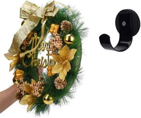 img 2 attached to 🔐 Magnetic Wreath Hanger: Convenient and Secure Front Door Solution - Set of 2